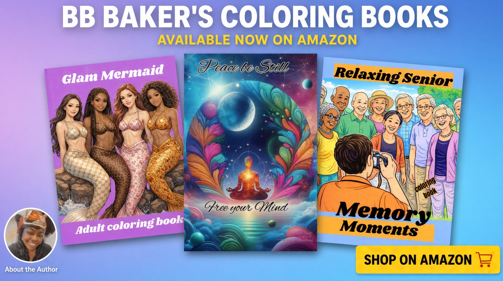 Coloring books by BB Baker